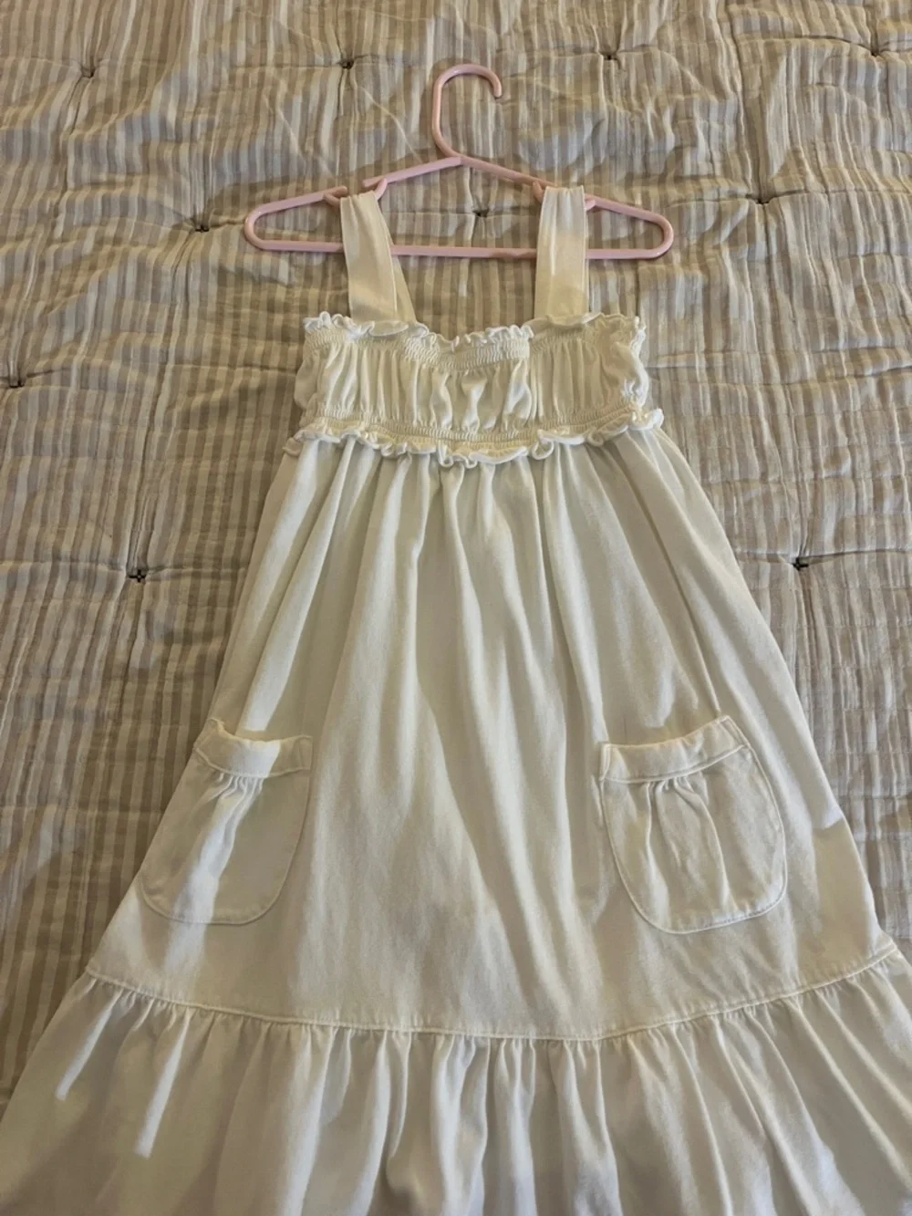 Gap kids White Sundress with Pockets